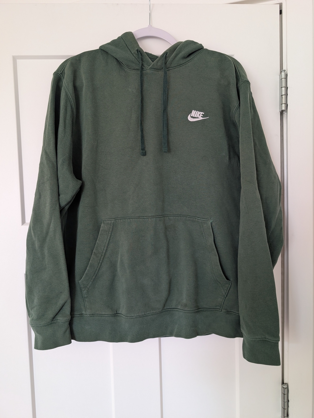 Nike Dark Green Pullover Hoodie Size Large
